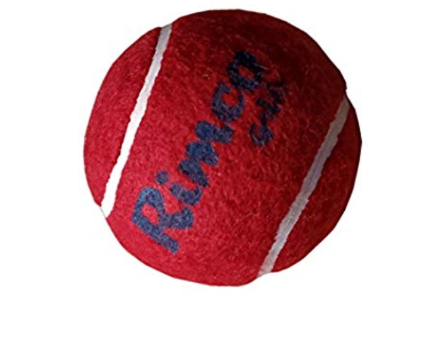 Rimco Best Quality Heavy Cricket Tennis Ball Red (Pack of 1)